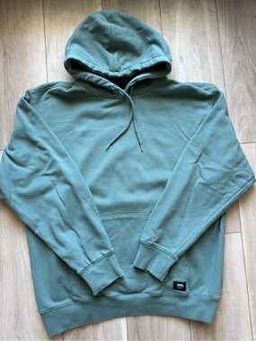 Vans Men's Hoodie in Sage Blue-Green